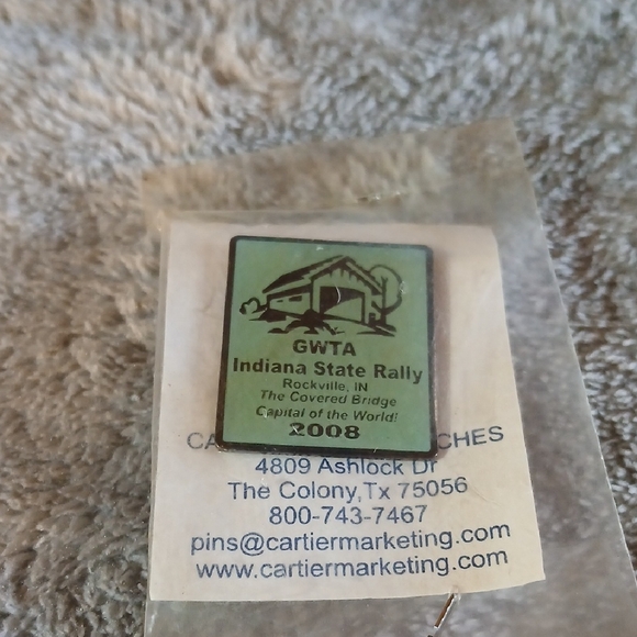 Vintage Indiana State Rally Pins Collection - Picture 14 of 15